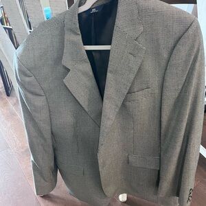 Men's black and white checkered Blazer